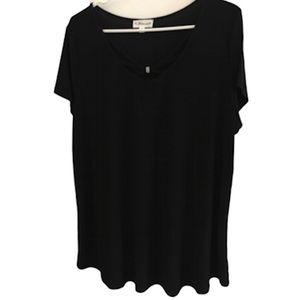 Black springy/bouncy blouse